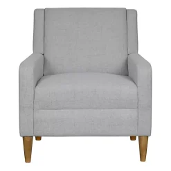 Light Gray Upholstered Juno Accent Chair