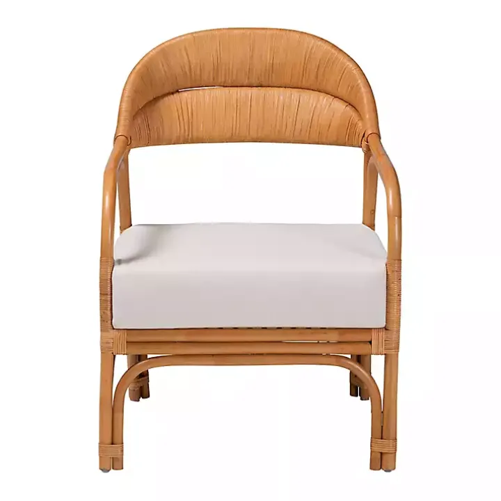 Light Honey Rattan Marisa Accent Chair
