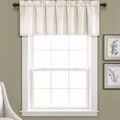 Light Linen Lace Curtain Valance