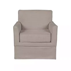 Light Taupe Slipcover Armchair