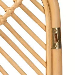 Linear Rattan Wall Mounted Queen Headboard