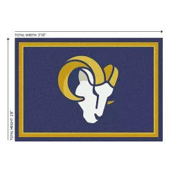 Los Angeles Rams Area Rug, 3x4
