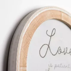 Love is Patient Arched Wall Plaque