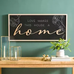 Love Makes This House a Home Wall Plaque