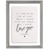 Love You Longer Framed Wall Plaque