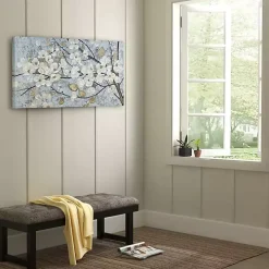 Luminous Gold Foil Bloom Canvas Art Print