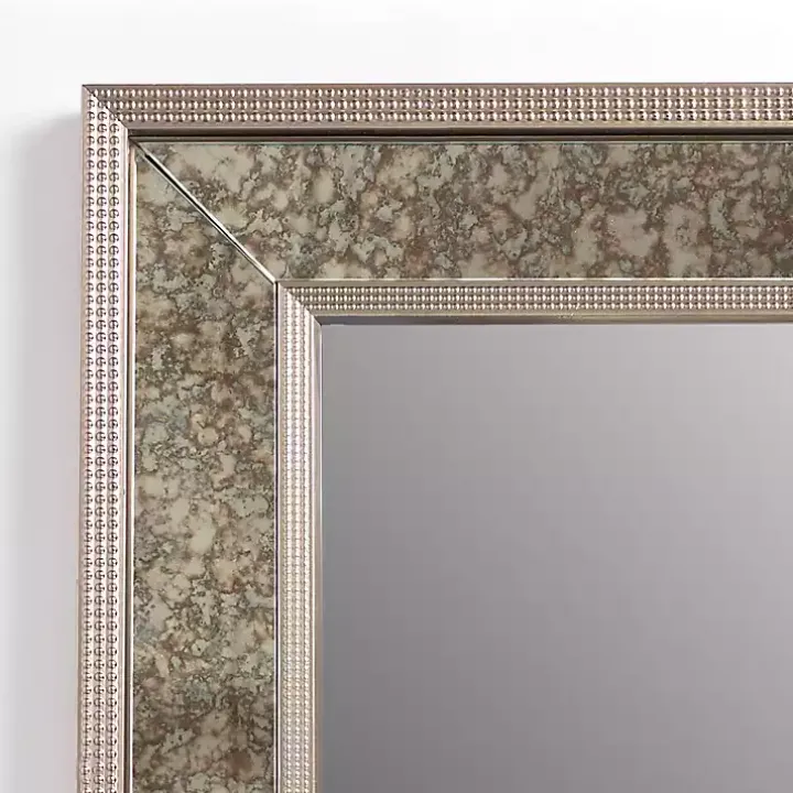 Luxe Silver Antique Frame Wall Mirror, 35 in.