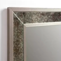 Luxe Silver Antique Frame Wall Mirror, 35 in.