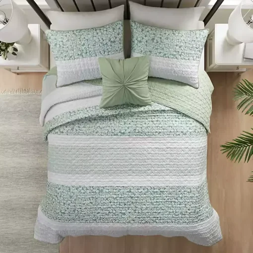 Madison Park Bloom 4-pc. Full/Queen Quilt Set
