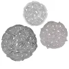 Madison Park Iron Feathers Wall Plaques, Set of 3