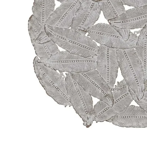 Madison Park Iron Feathers Wall Plaques, Set of 3