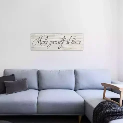 Make Yourself at Home Canvas Art Print