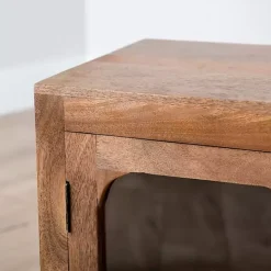 Manu Mango Wood Media Cabinet