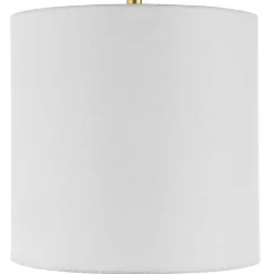 Marble and Gold Turret Buffet Lamp