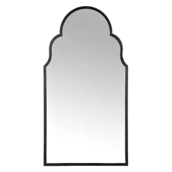 Maria Metal Black Arch Wall Mirror