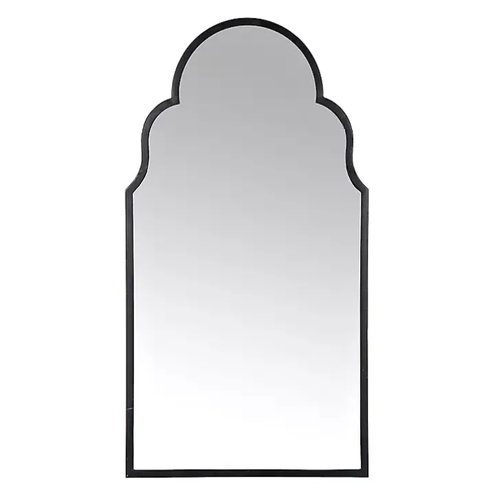 Maria Metal Black Arch Wall Mirror