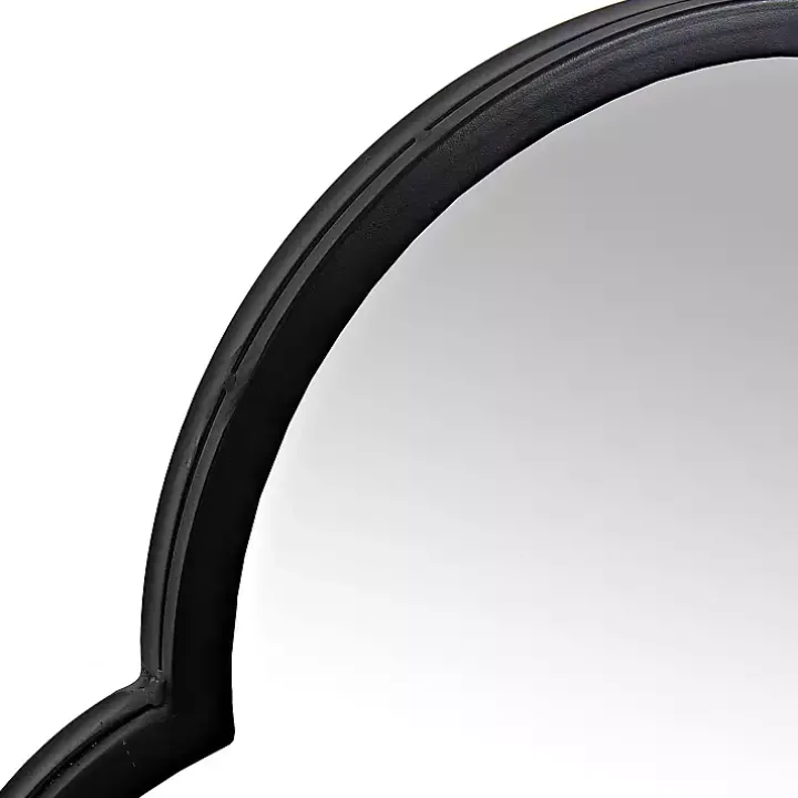 Maria Metal Black Arch Wall Mirror