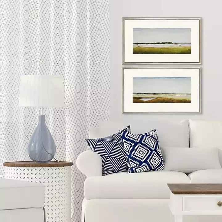 Marshlands II Framed Art Prints, Set of 2