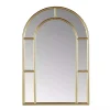Martha Stewart Gold Paned Arch Wall Mirror