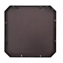 Matte Black Geometric Square Wall Mirror
