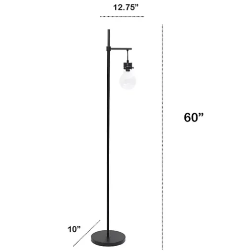 Matte Black Stephen Floor Lamp