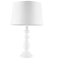Matte White Candlestick Martha Stewart Table Lamp
