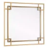 Mavis Bronze Open Square Frame Wall Mirror