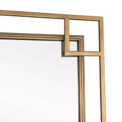 Mavis Bronze Open Square Frame Wall Mirror