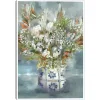 Mediterranean Bouquet I Framed Canvas Art Print