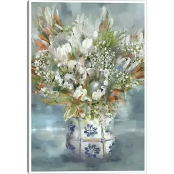Mediterranean Bouquet I Framed Canvas Art Print