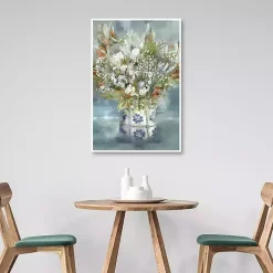 Mediterranean Bouquet I Framed Canvas Art Print