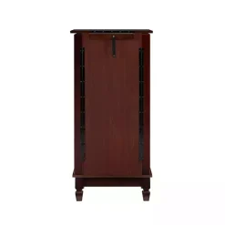Merlot Wood 7-Drawer Joslyn Jewelry Armoire