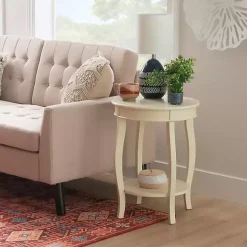 Merryweather Off White Accent Table