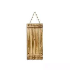 Metal and Wood 2-Tier Mail Holder Wall Plaque
