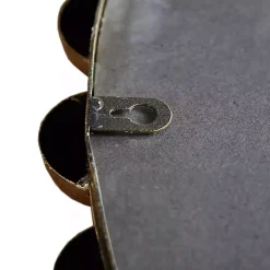 Metallic Gold Foiled Beaded Wall Mirror, 27 in.