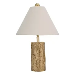 Metallic Gold Textured Table Lamp