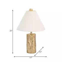 Metallic Gold Textured Table Lamp