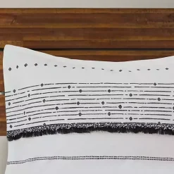 Mia White Striped 3-pc. King Duvet Cover Set