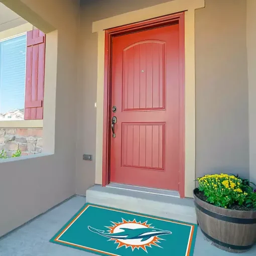 Miami Dolphins Area Rug, 3x4