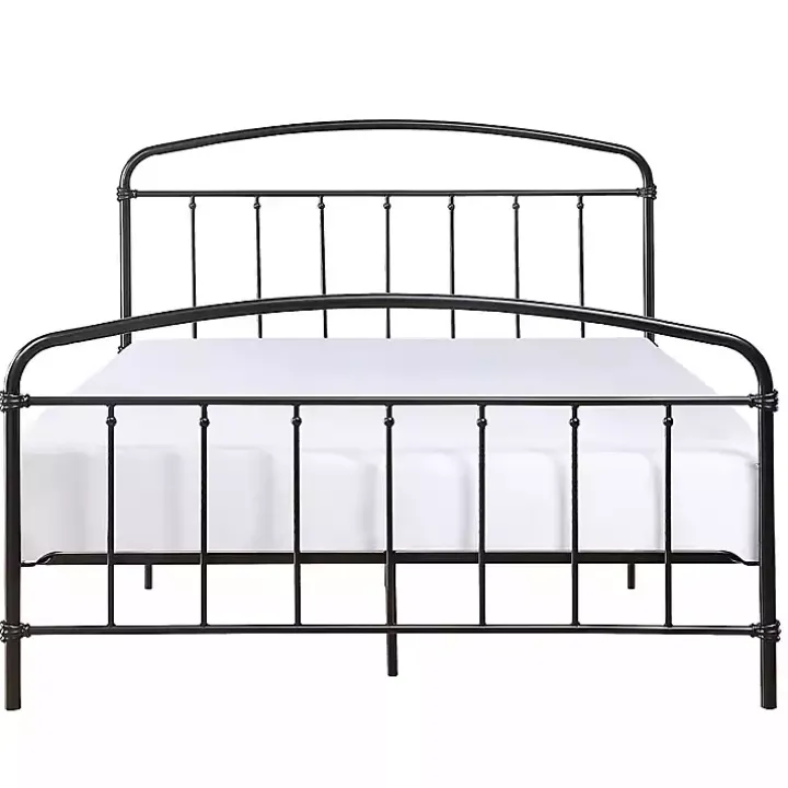 Midnight Vintage Arch Queen Bed Frame
