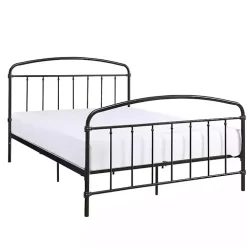 Midnight Vintage Arch Queen Bed Frame
