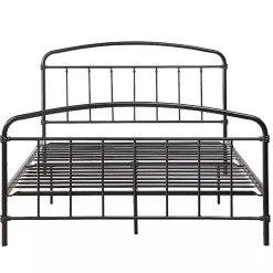 Midnight Vintage Arch Queen Bed Frame