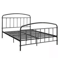 Midnight Vintage Arch Queen Bed Frame