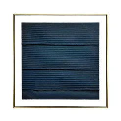 Midnight Waves Framed Canvas Art Print