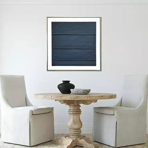 Midnight Waves Framed Canvas Art Print