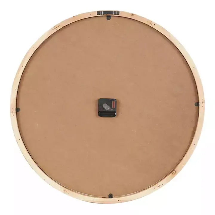 Minimalist Wood Frame Wall Clock