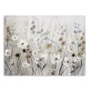 Misty Meadow Field Large Canvas Art Print