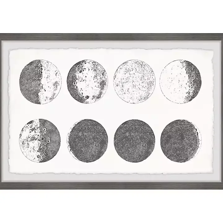 Moon in Motion Framed Art Print