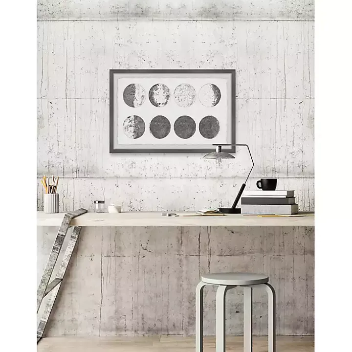 Moon in Motion Framed Art Print