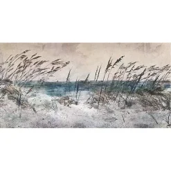 Morning Sea Grass Light Canvas Art Print